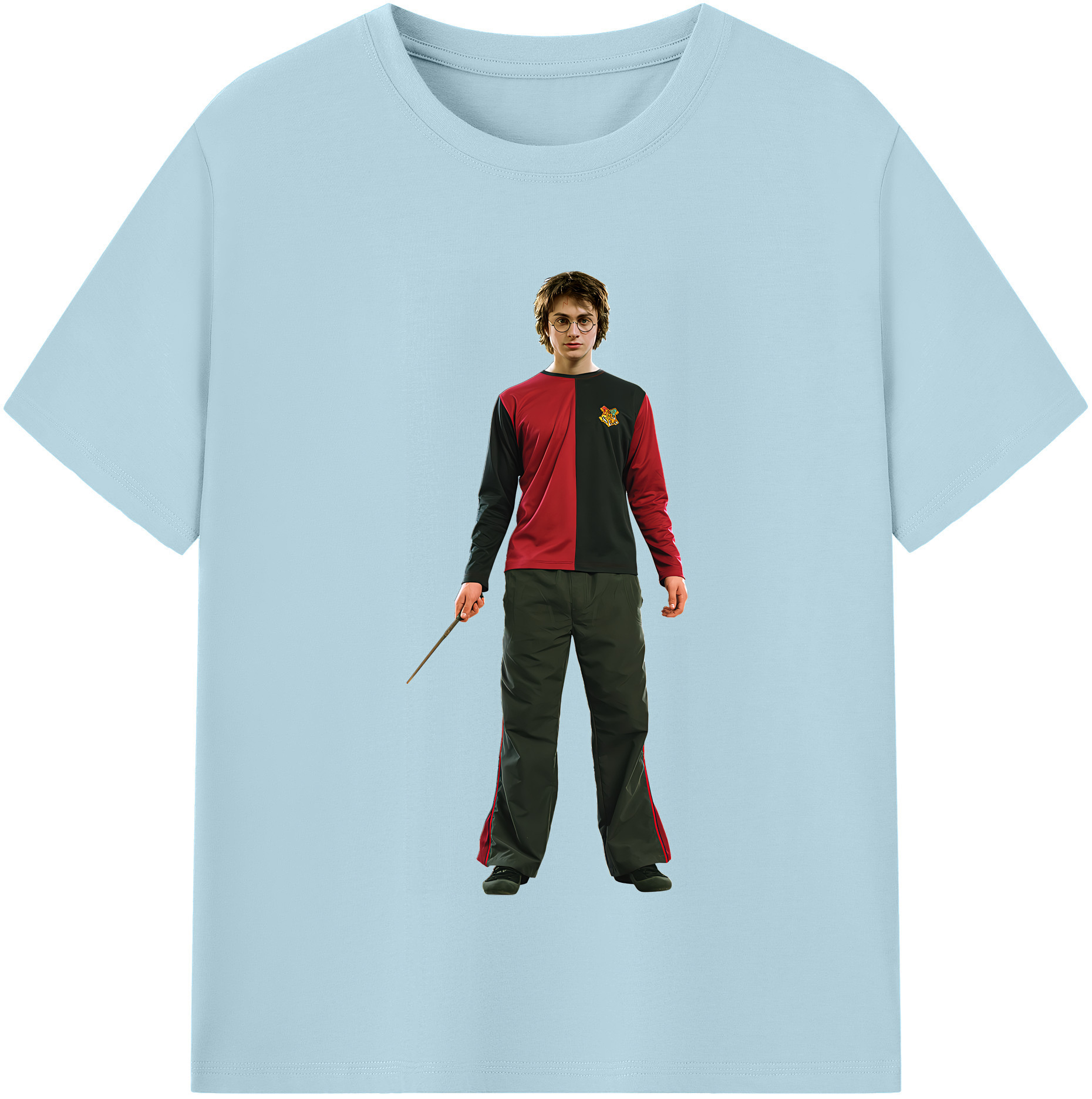 （画像用） Harry Potter ハリー・ポッターシリーズ 綿100％半袖Tシャツ（フロントプリント）